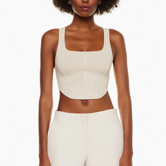 SOLD!!! Aritzia Sculpt Knit Bustier Tank - Picture 1 of 2
